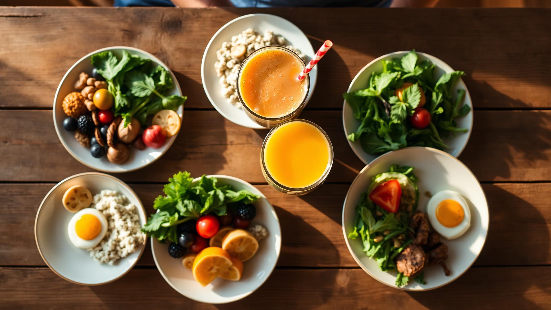 Healthy HMR-style meal preparation with fresh produce in a Napa kitchen